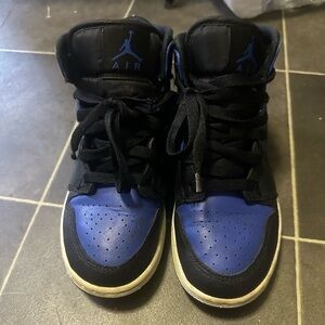 Jordan 1 black and blue